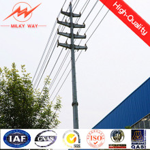 Transmission Polygonal Galvanized Electric Lighting Poles